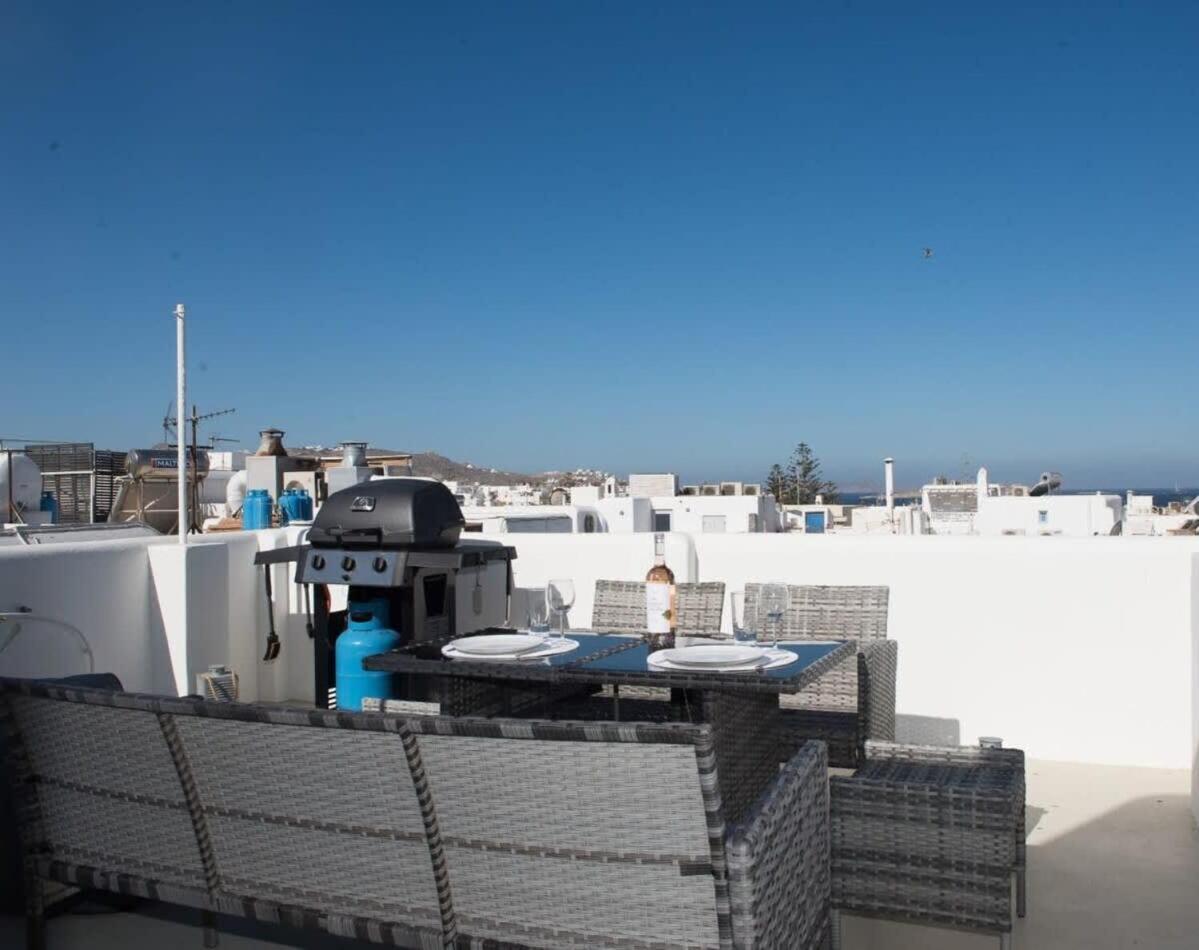 Amazing Maisonette With Roof Garden & Bbq Mykonos Town